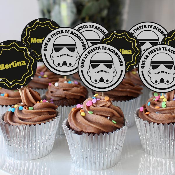 kit imprimible, kit digital, candy bar, ideas para fiestas infantiles, fiesta en casa, invitación, decoración de fiestas, papeles estampados, imprimibles, star wars, guerra de las galaxias