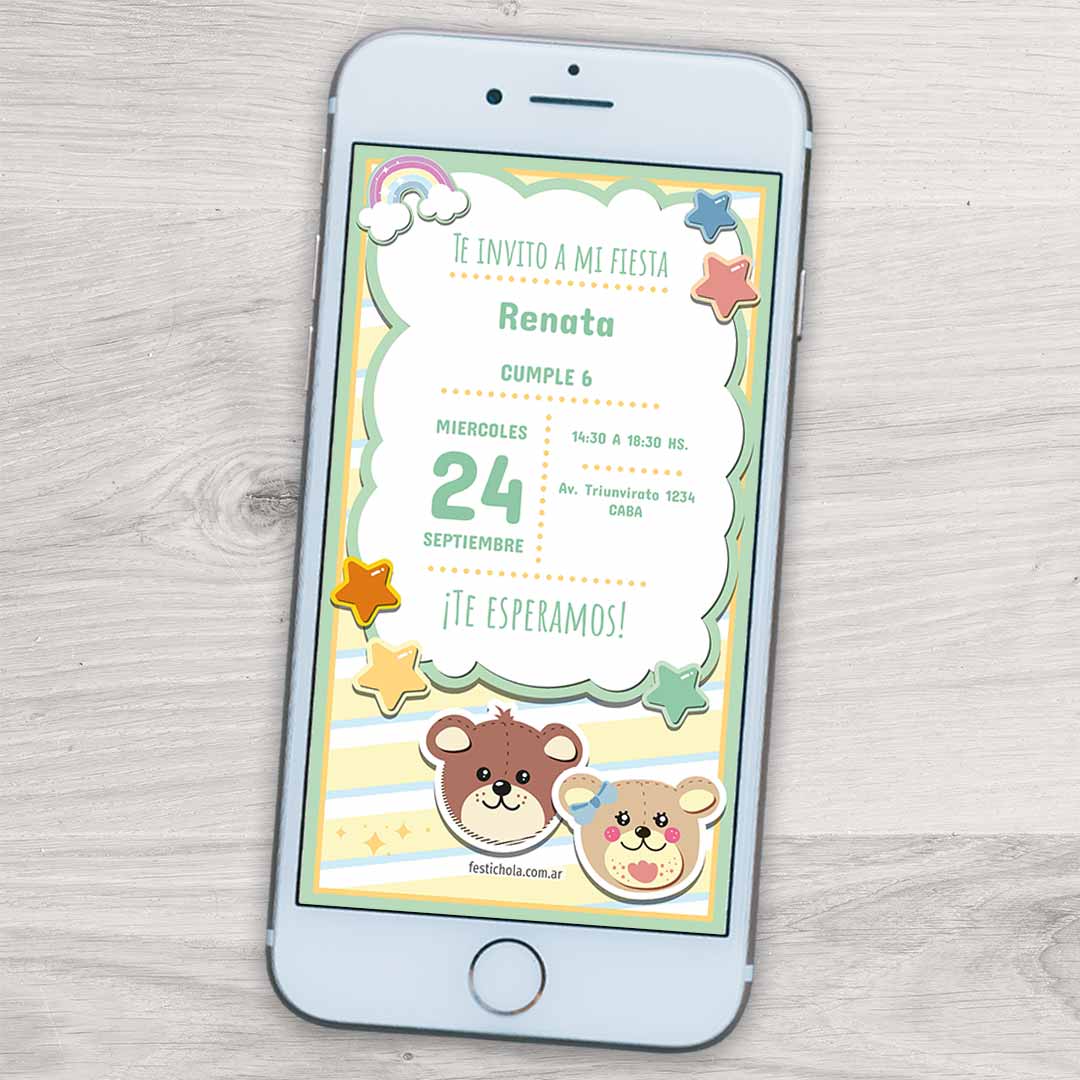 kit imprimible, kit digital, candy bar, ideas para fiestas infantiles, fiesta en casa, invitación, decoración de fiestas, imprimibles, invitación digital para whatsapp, ositos